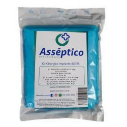 COMBO FRETE GRATIS 20 Kits Crrgico Assptico 40g estril - Linha color